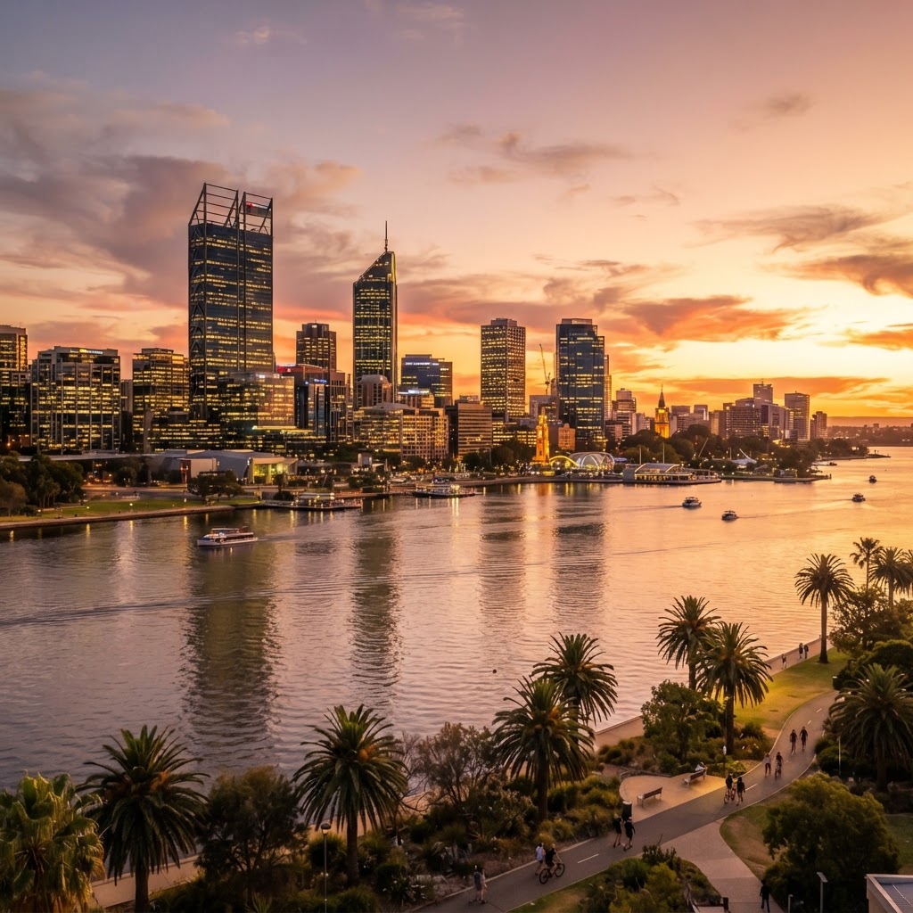 Skyline de Perth, Western Australia
