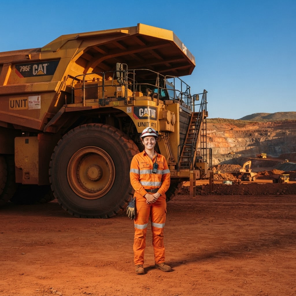 Travailleur FIFO sur une mine en Australie