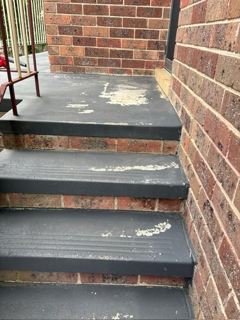 Exterior Steps Before