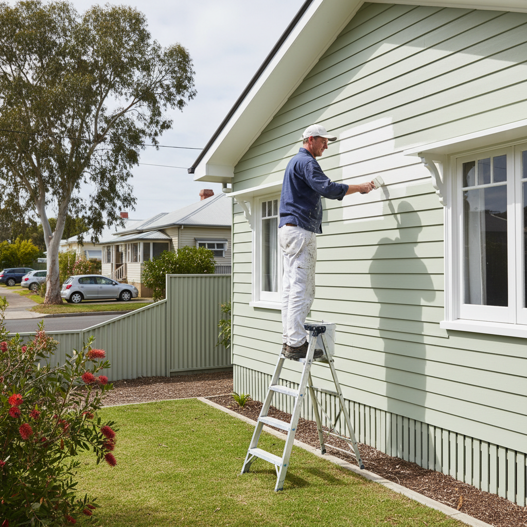 Exterior house painting