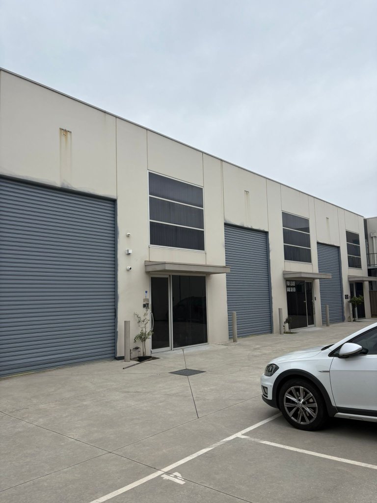 Commercial Warehouse Exterior Transformation Before