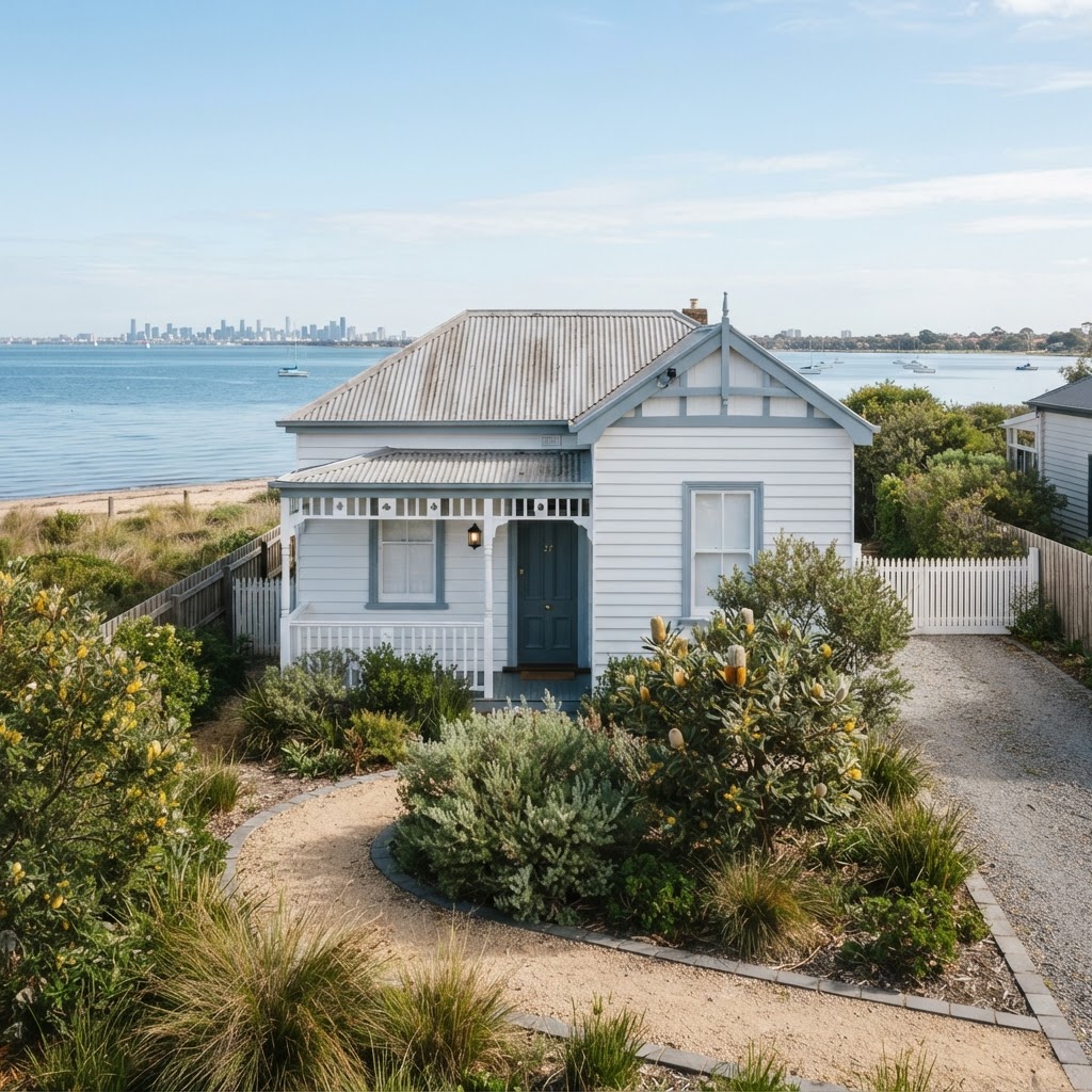 Bayside cottage exterior repaint