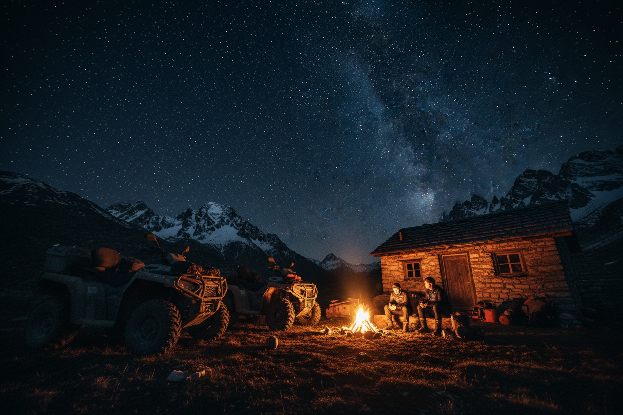Пренощуване в планината