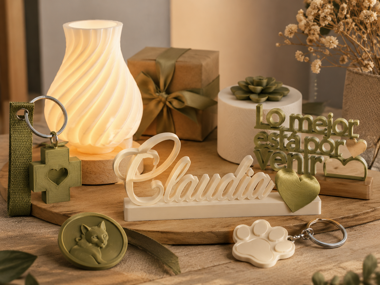 Nombres y detalles personalizados — impresión 3D personalizada SSM CREA Pontevedra