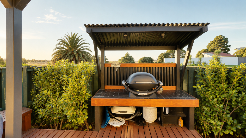 Outdoor BBQ Area