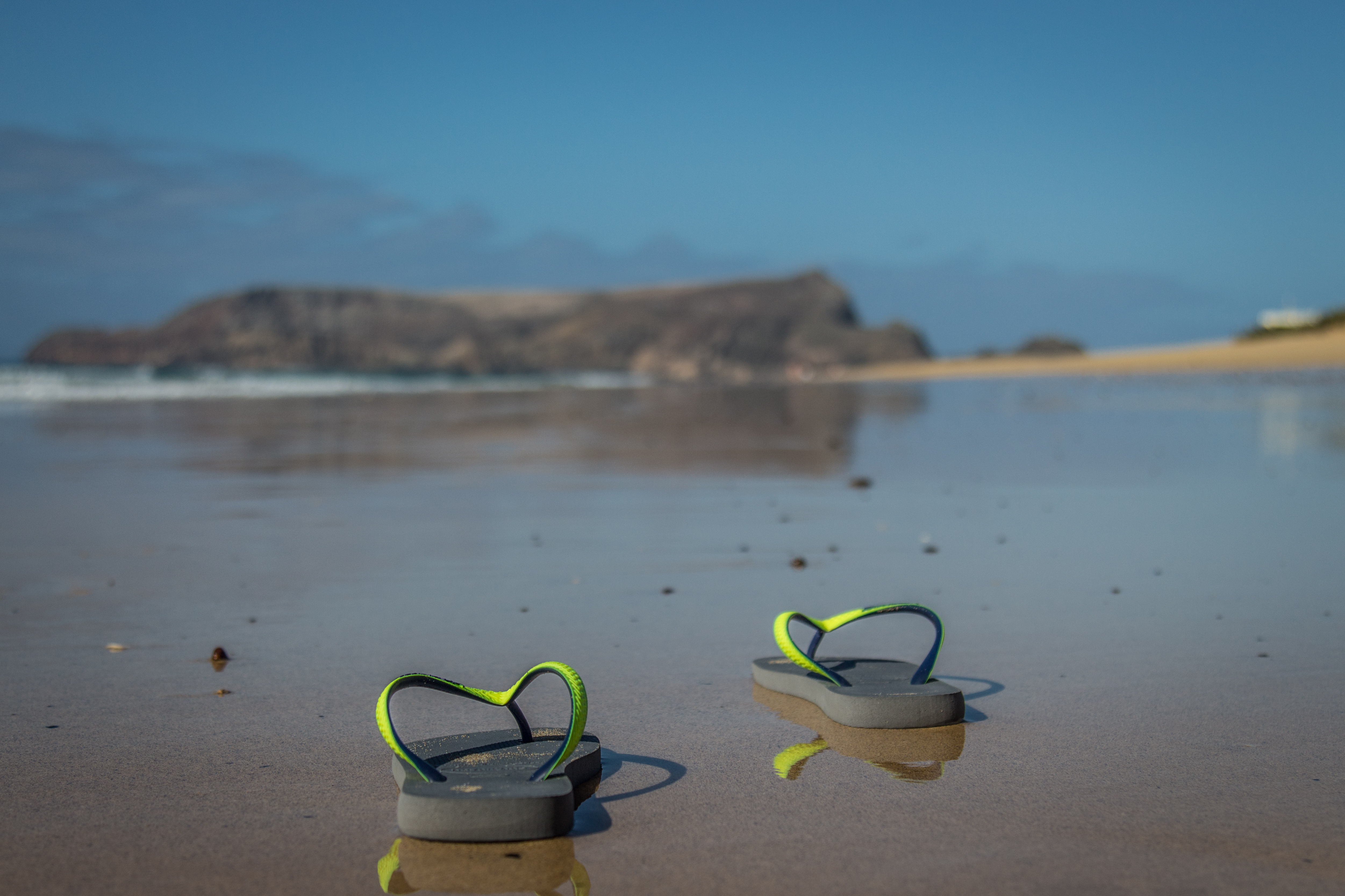 Praia dourada do Porto Santo