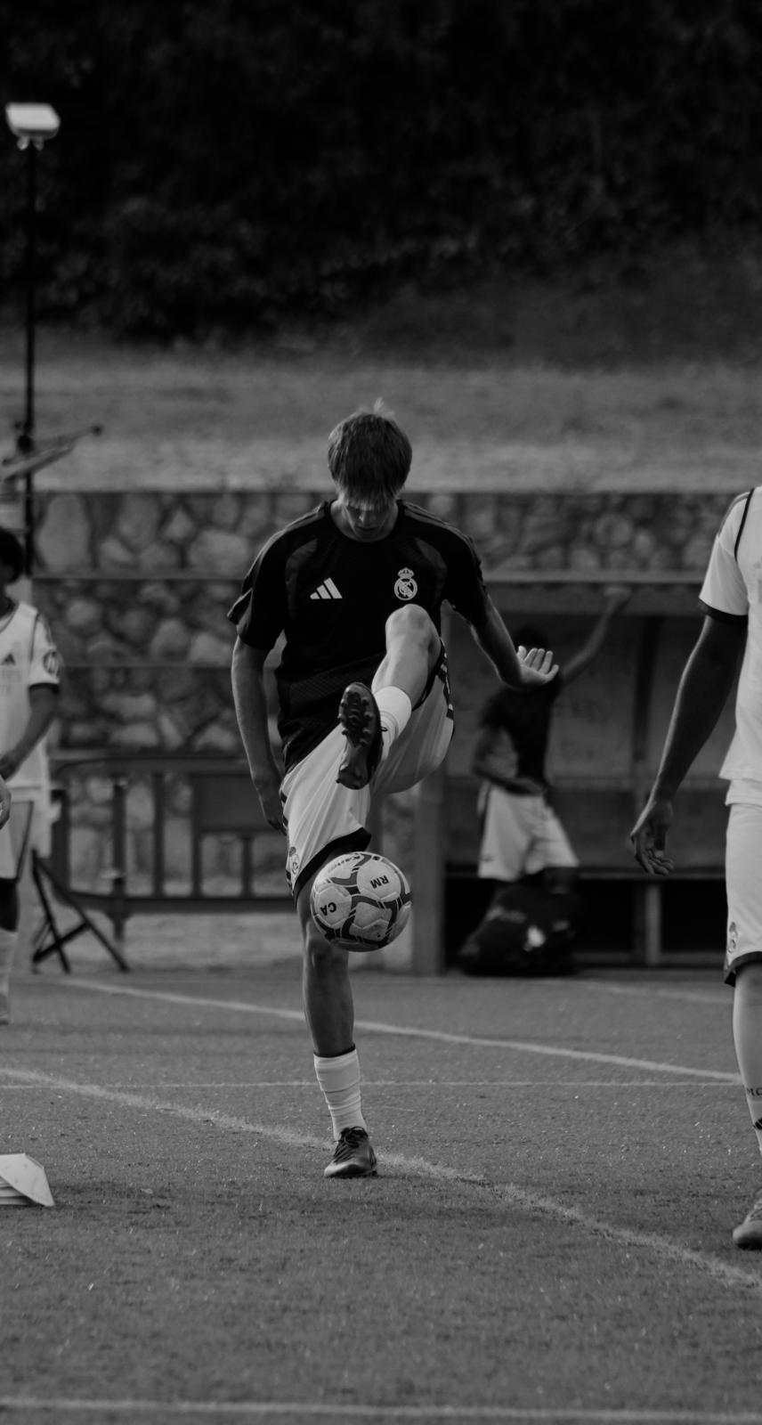Control técnico de balón en entrenamiento