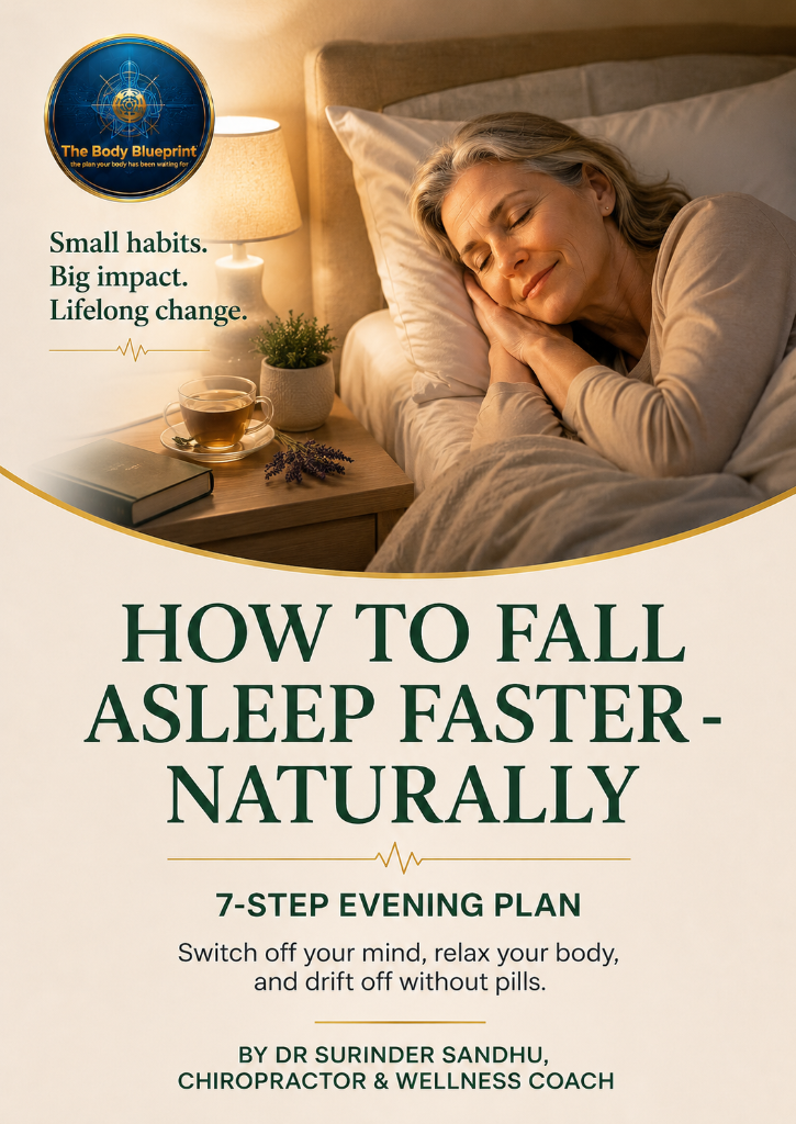 How to Fall Asleep Faster — Naturally — Sleep educational guide cover
