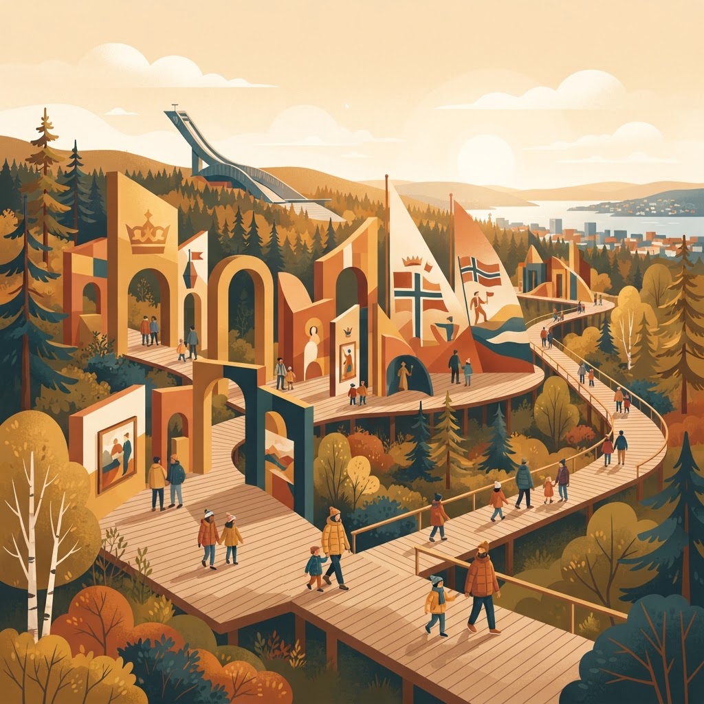Roseslottet - En kunstinstallasjon ved Holmenkollen