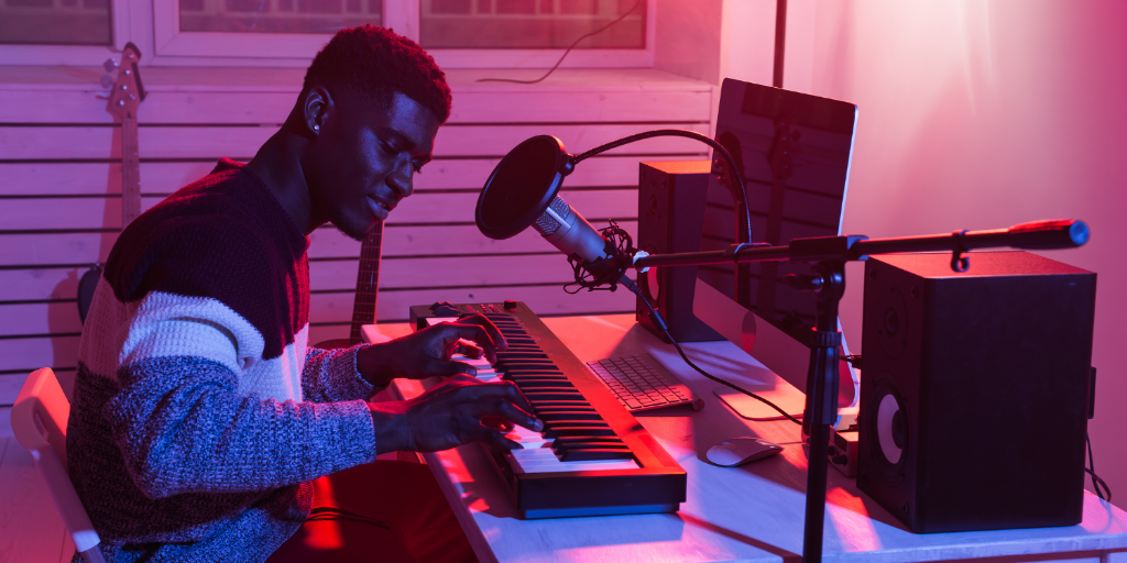 Custom music production studio