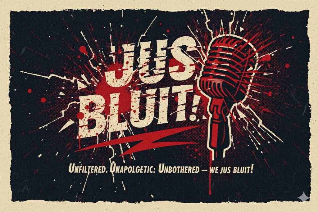We Jus Bluit logo