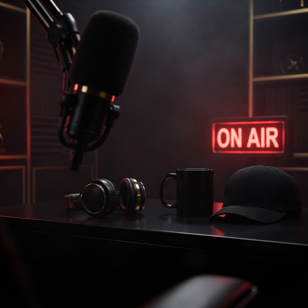 Jus Bluit Media broadcast studio