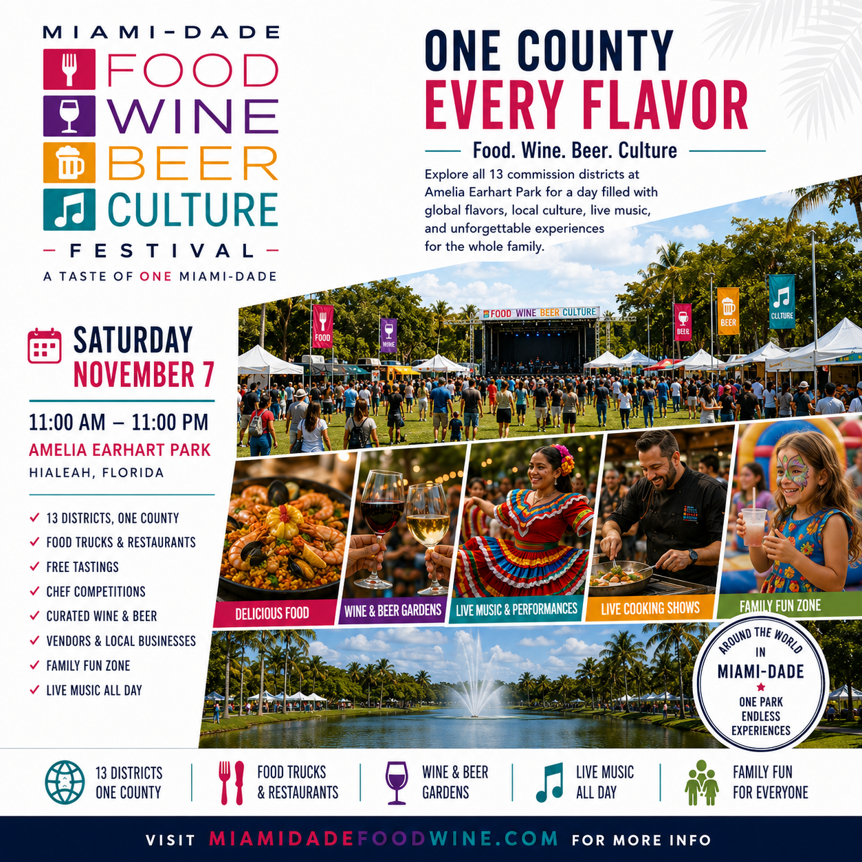 Miami-Dade Food Wine Beer Culture Festival
