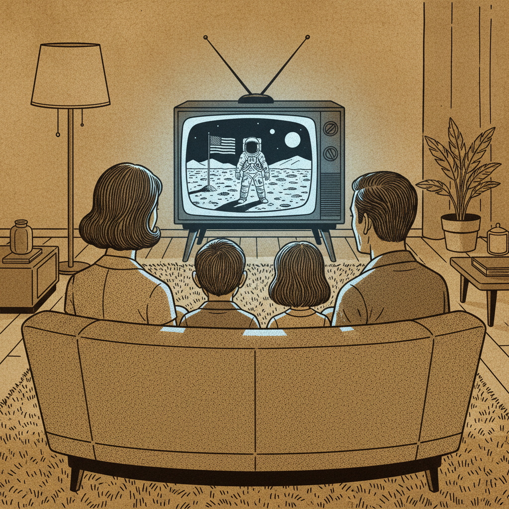 We Watched the Moon Landing Live — And Nothing Was Ever the Same Again