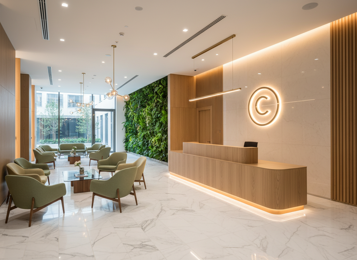 Recepção — Clínica Premium