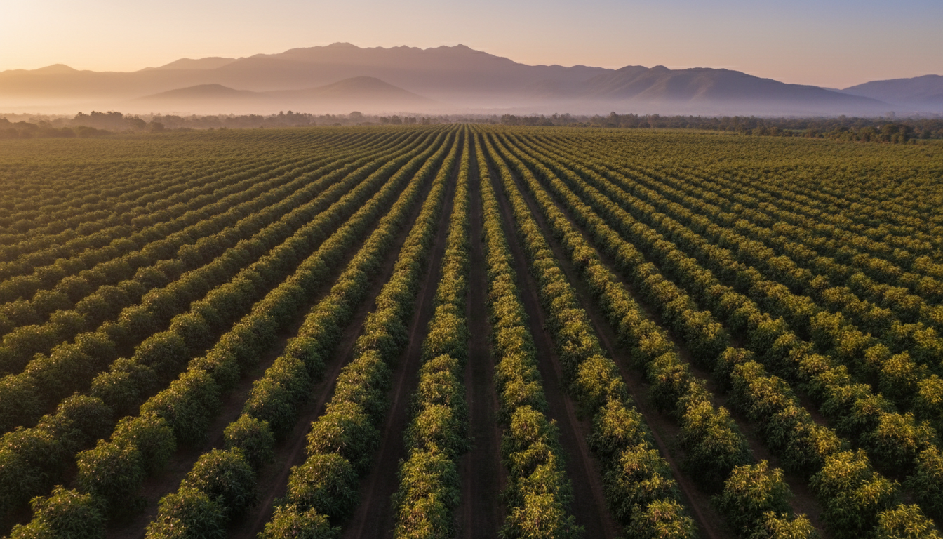 Avocado plantation in East Africa