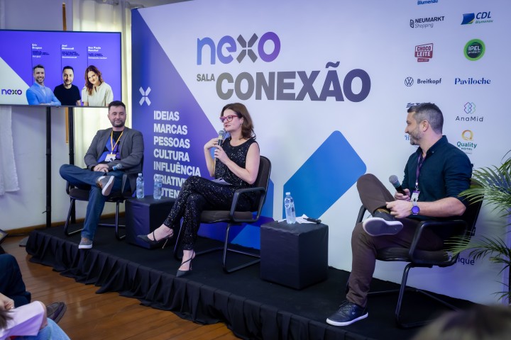 Painel Sala Conexão com Eric Bragion, Joel Mussoi e Ana Paula Ruschel