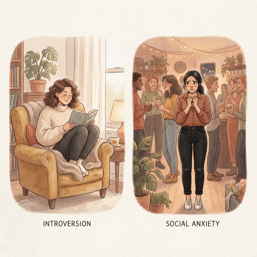 Social Anxiety vs. Introversion: Knowing the Difference