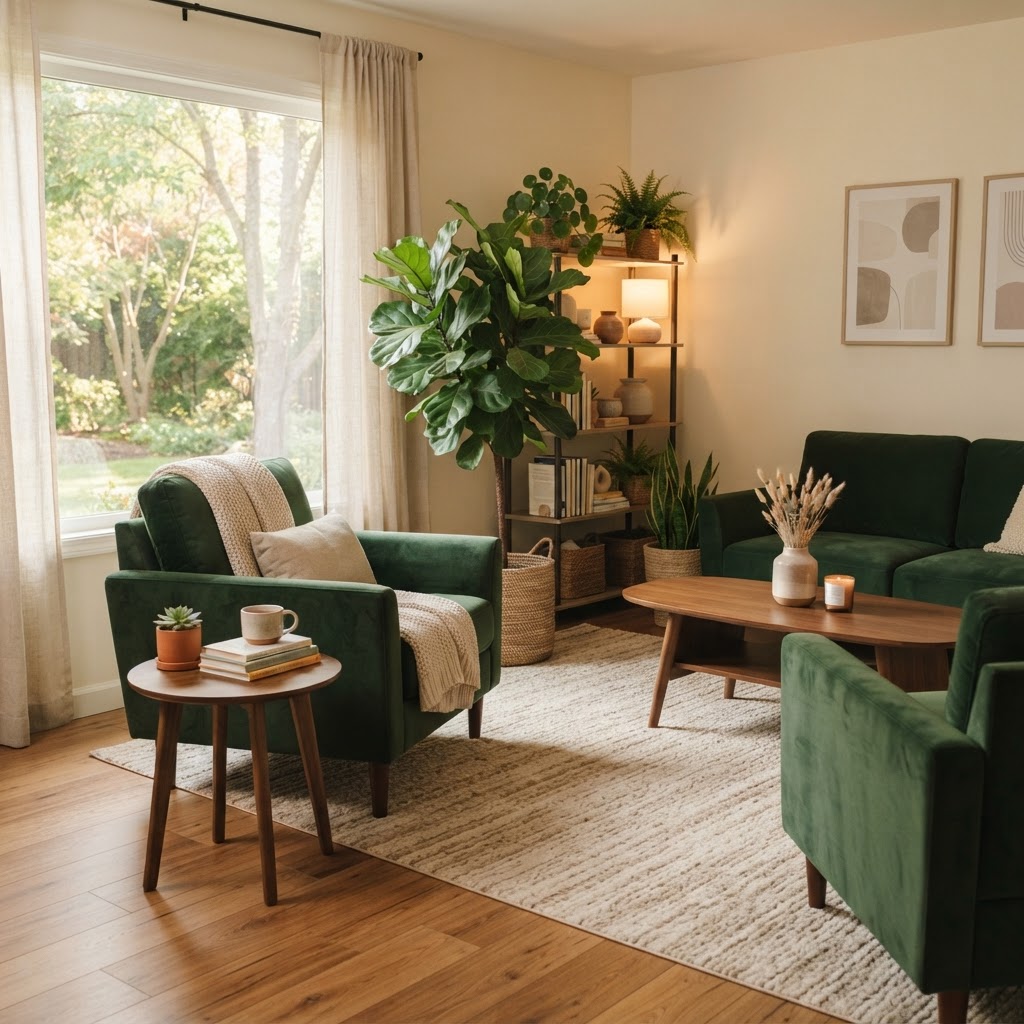 A warm, inviting counseling space at New Kind Counseling