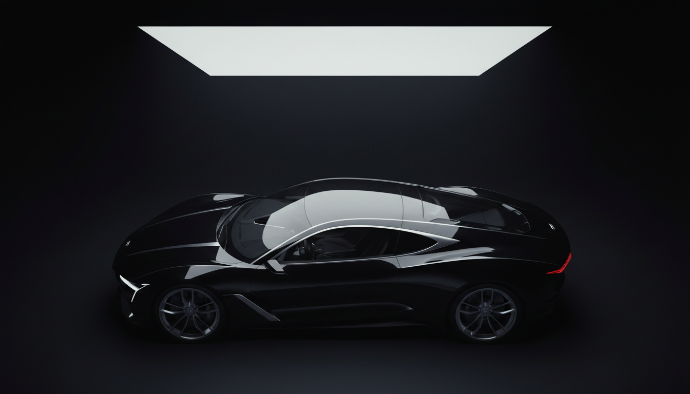 Luxury car showroom
