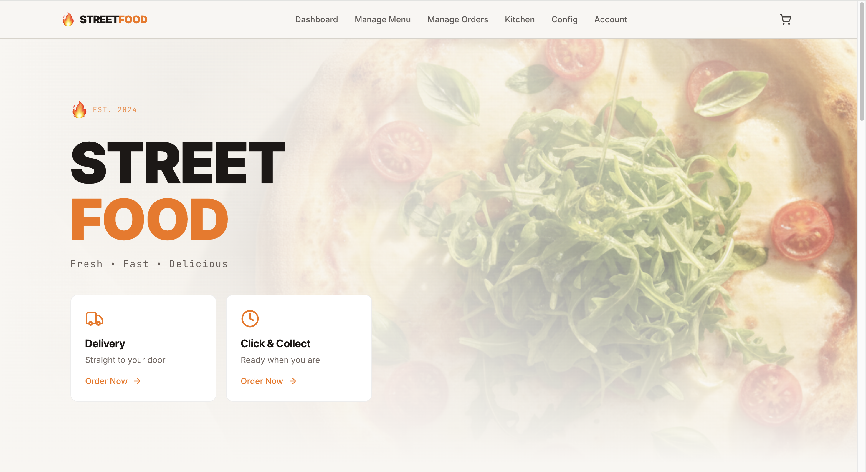 STREET FOOD ORIGINAL template preview