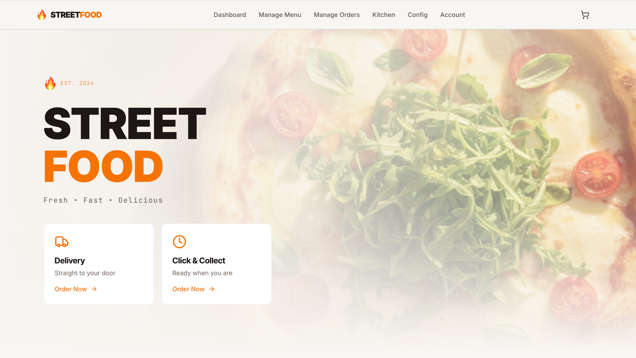 STREET FOOD ORIGINAL template preview