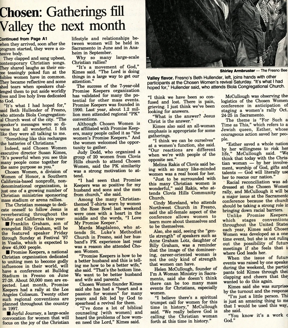 Chosen: Gatherings fill Valley the next month