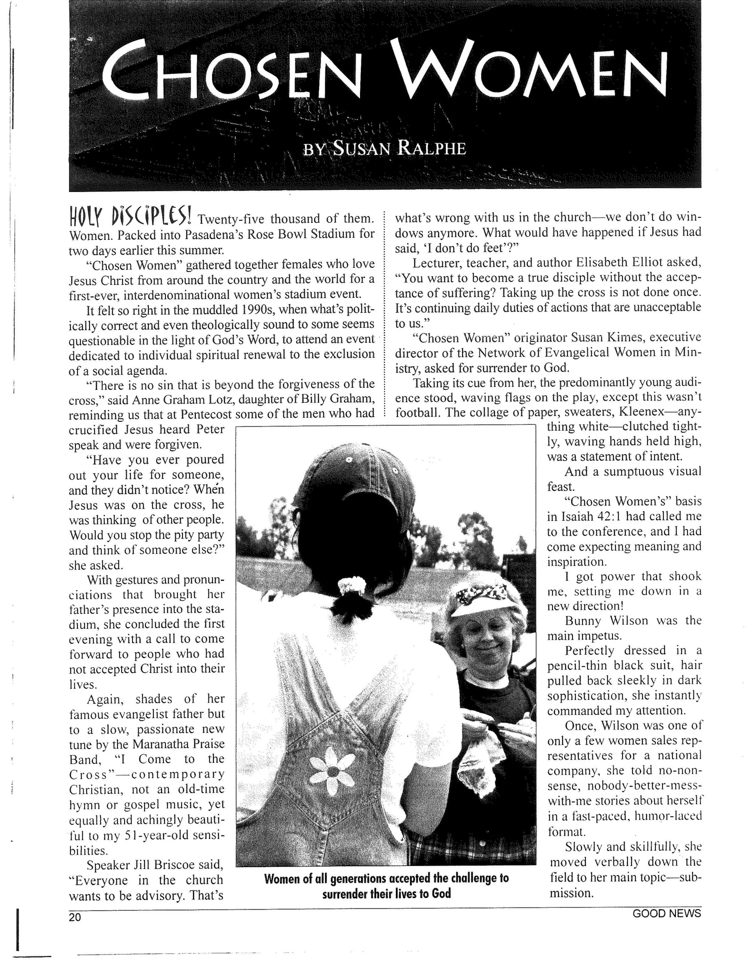 Chosen Women — by Susan Ralphe