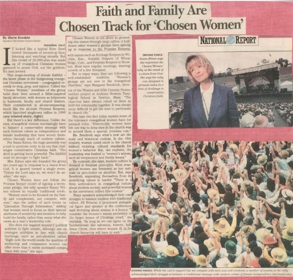Faith and Family Are Chosen Track for 'Chosen Women'