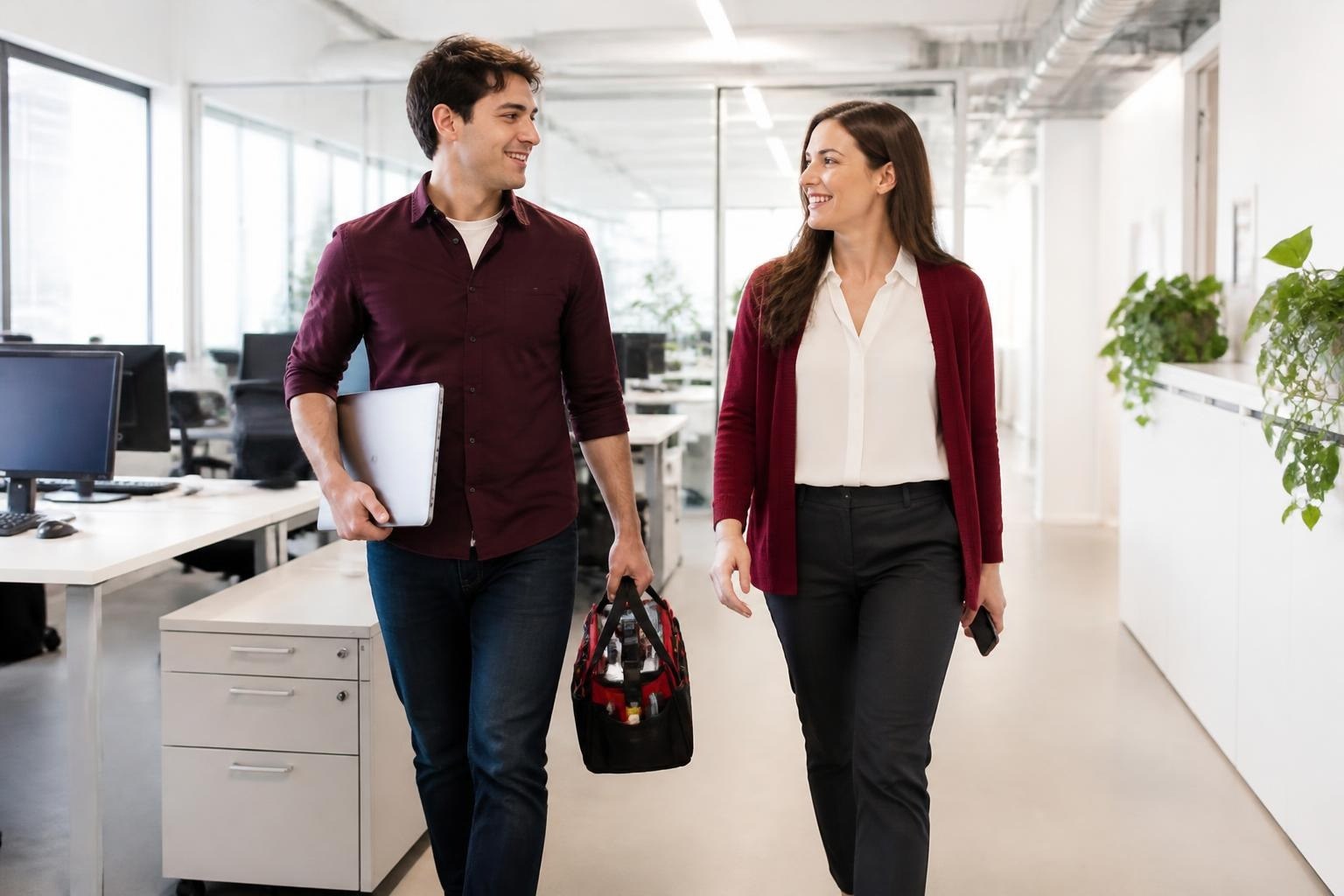 Collaborateurs Avialys dans les bureaux