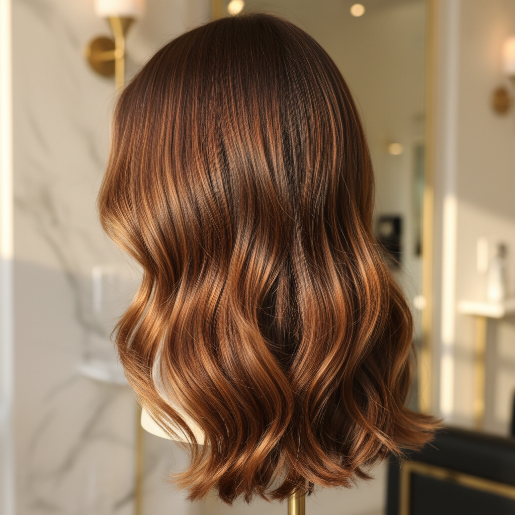 Flat Brown To Rich Brunette — after, by Steph at Salon D Dallas