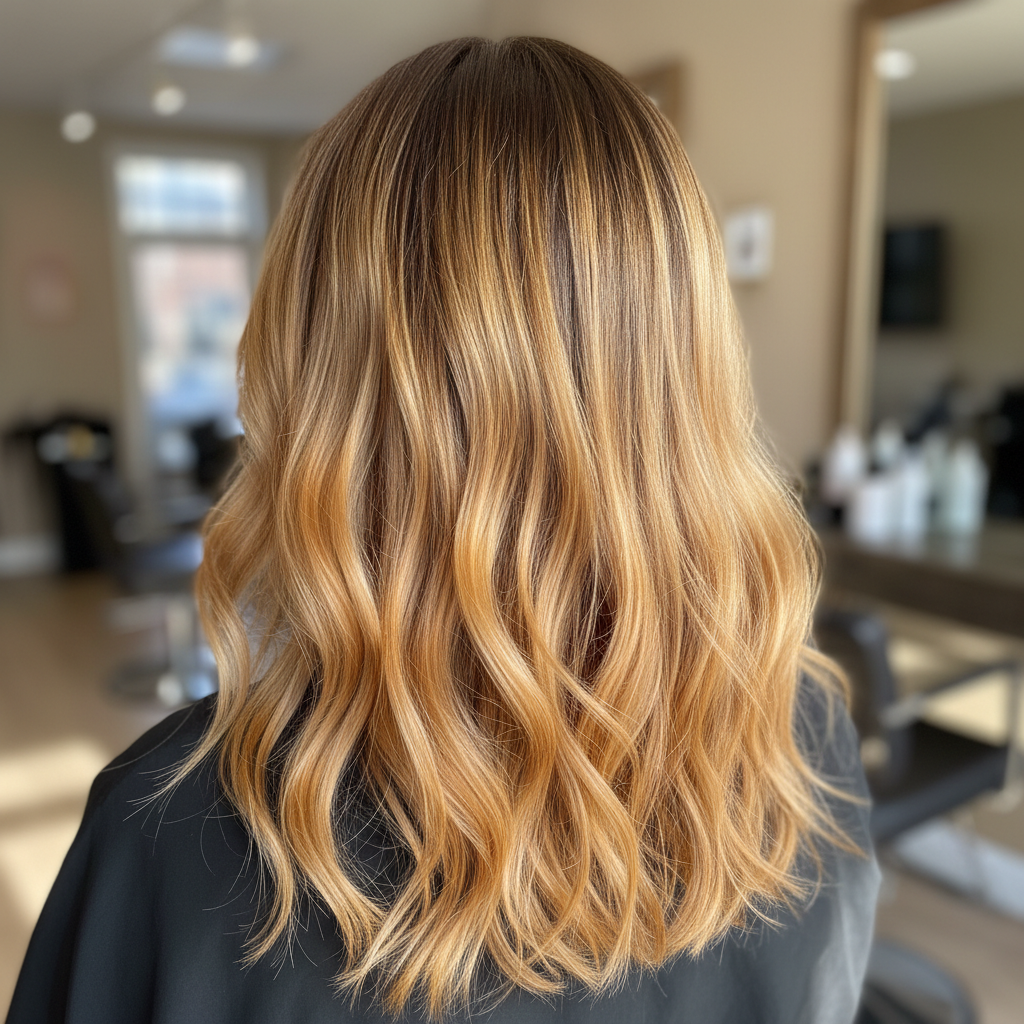 Level 5 To Lived-In Blonde — before