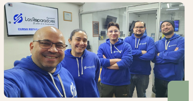 Los Reparadores — equipo y curso de reparación