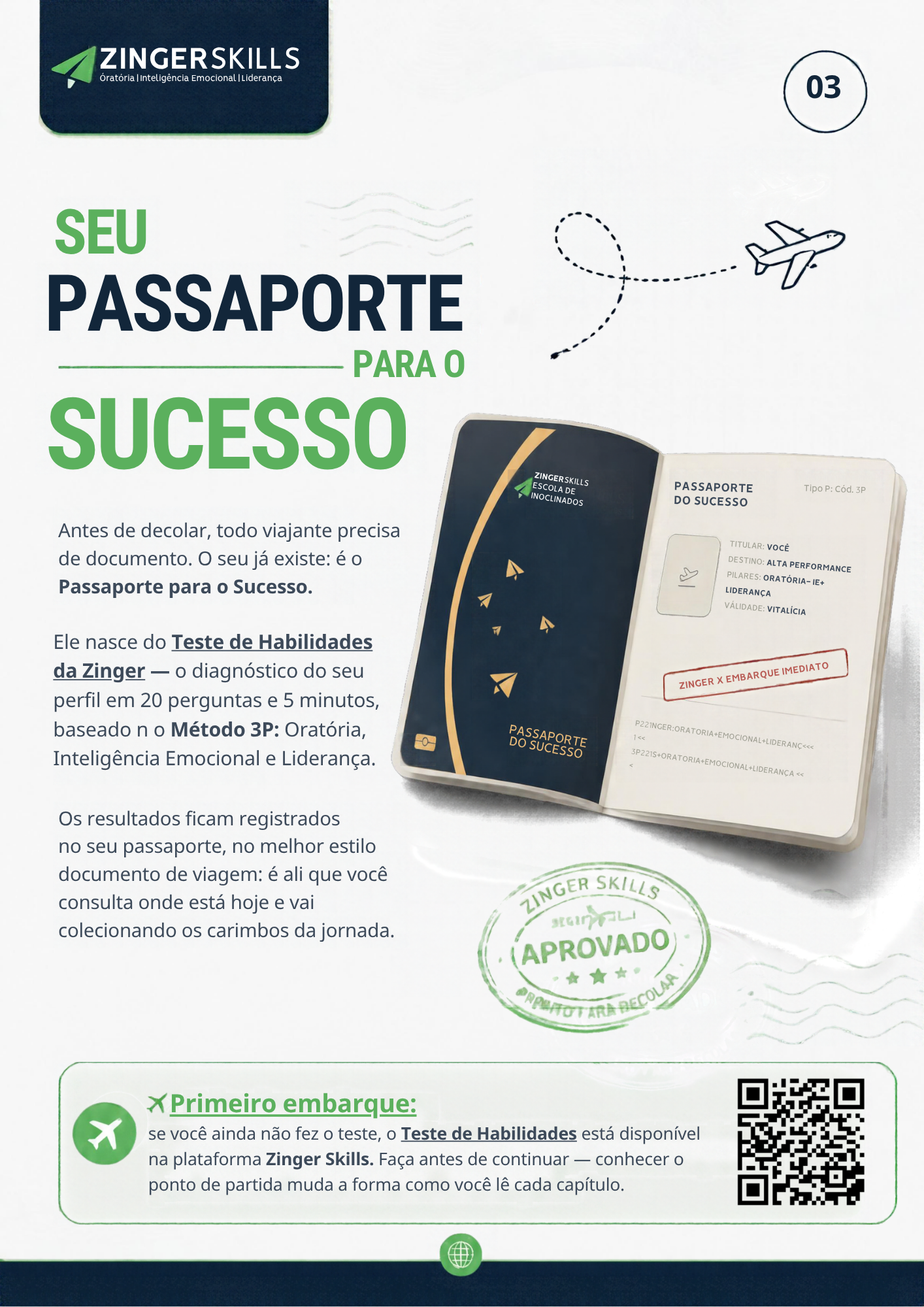 Passaporte para o Sucesso — documento de jornada do aluno