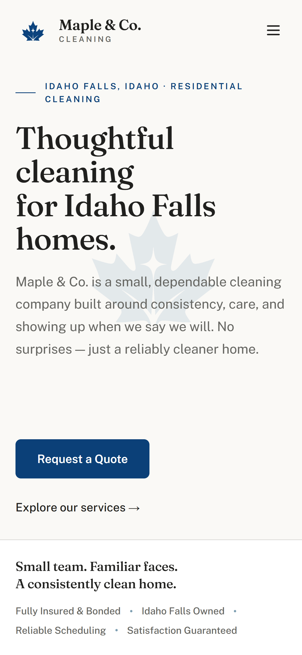 Maple & Co. Cleaning