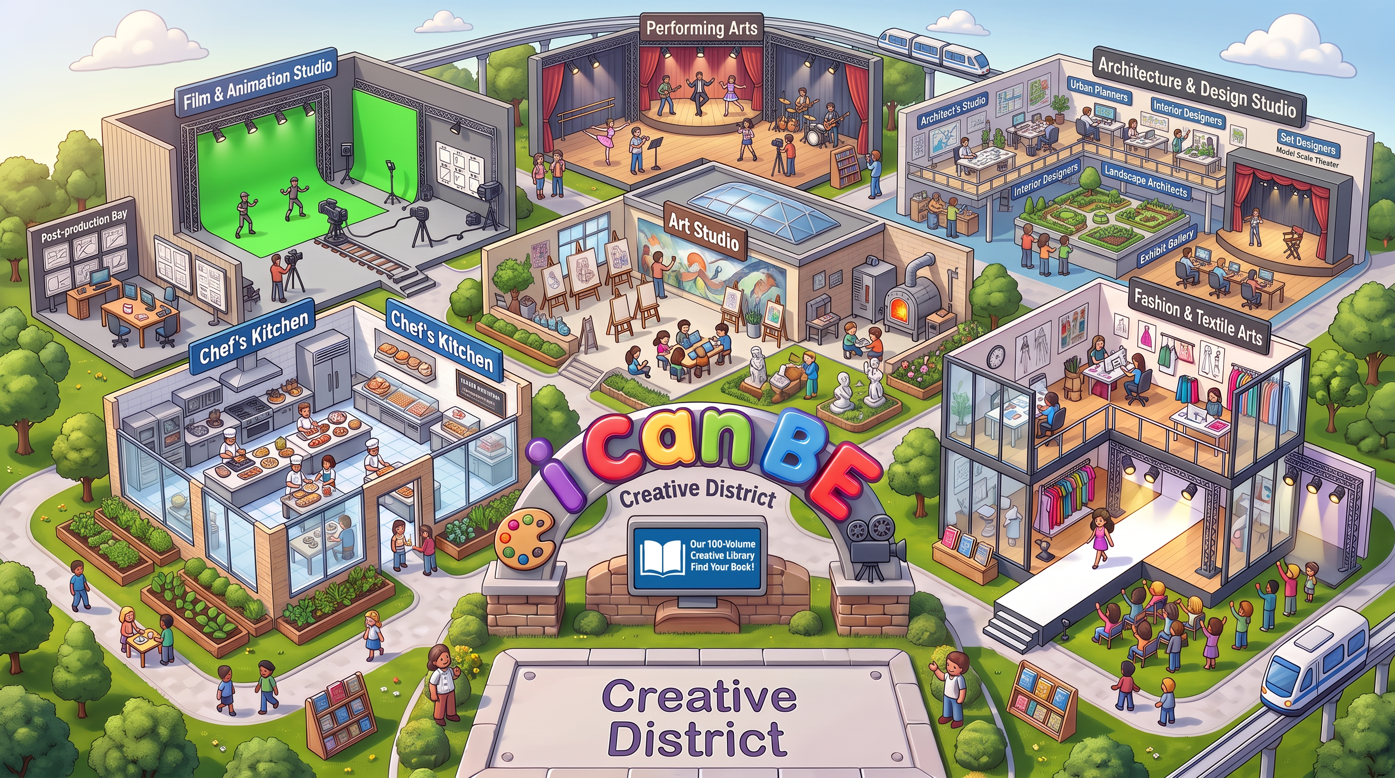 Creative District concept render