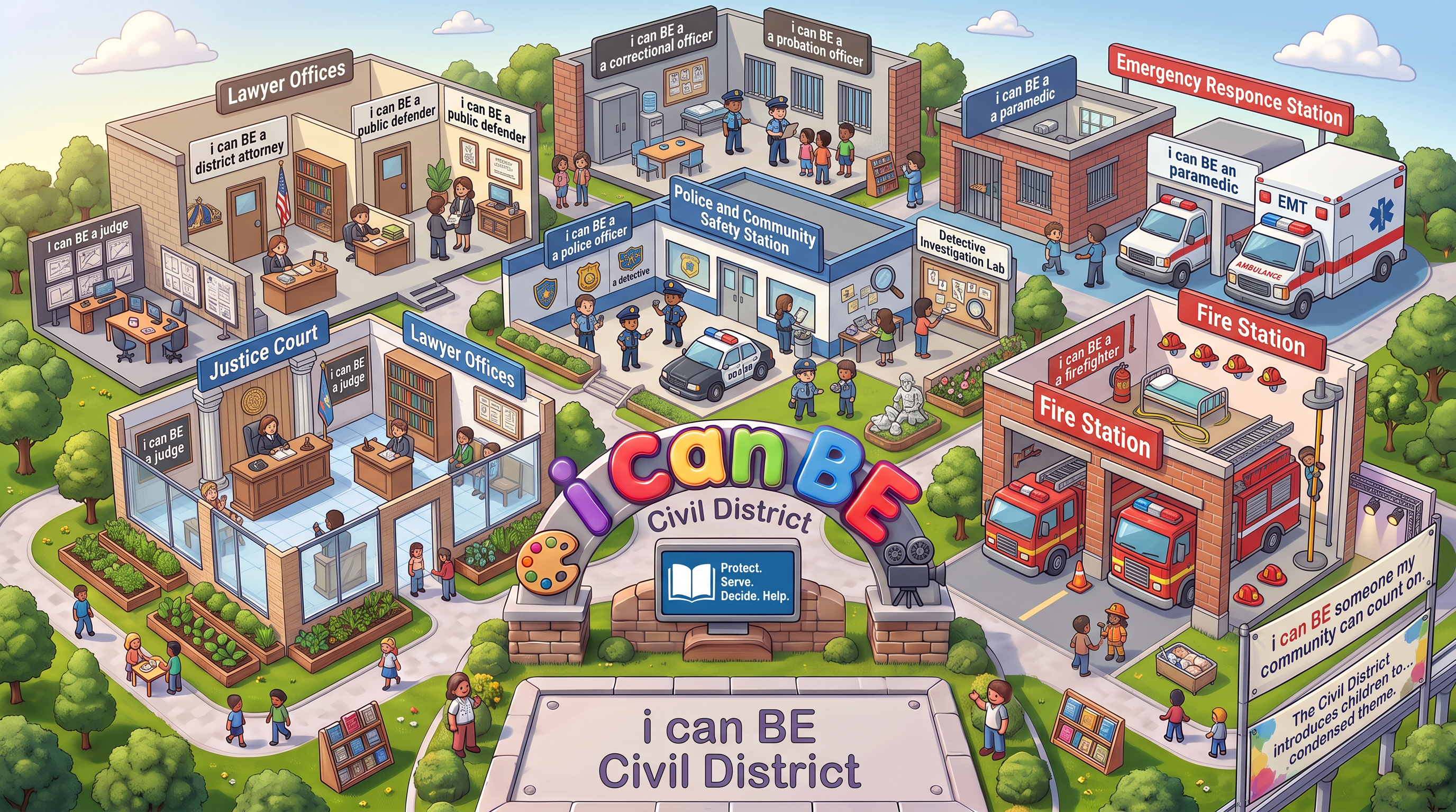 Civil District concept render