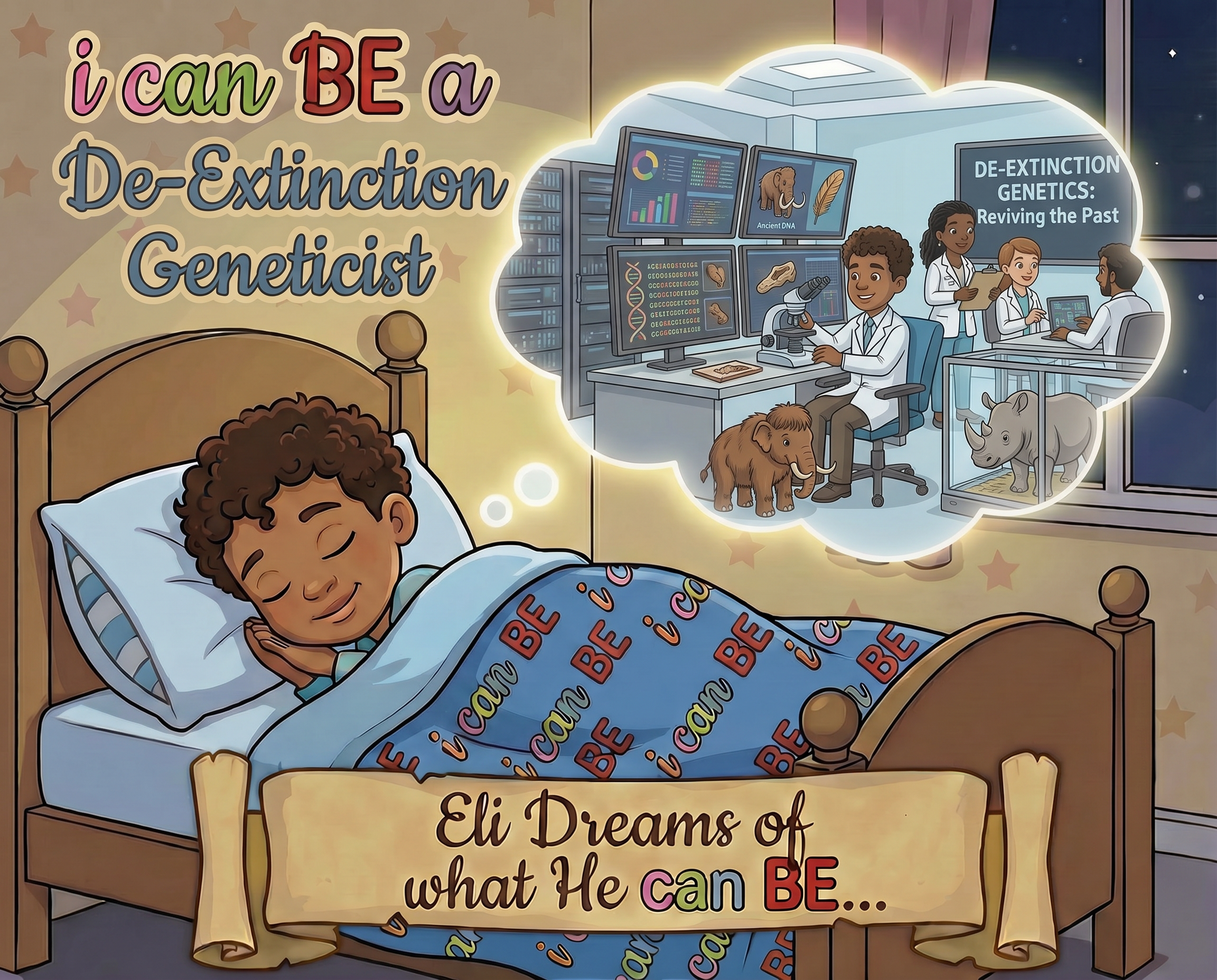 I Can BE a De-Extinction Geneticist