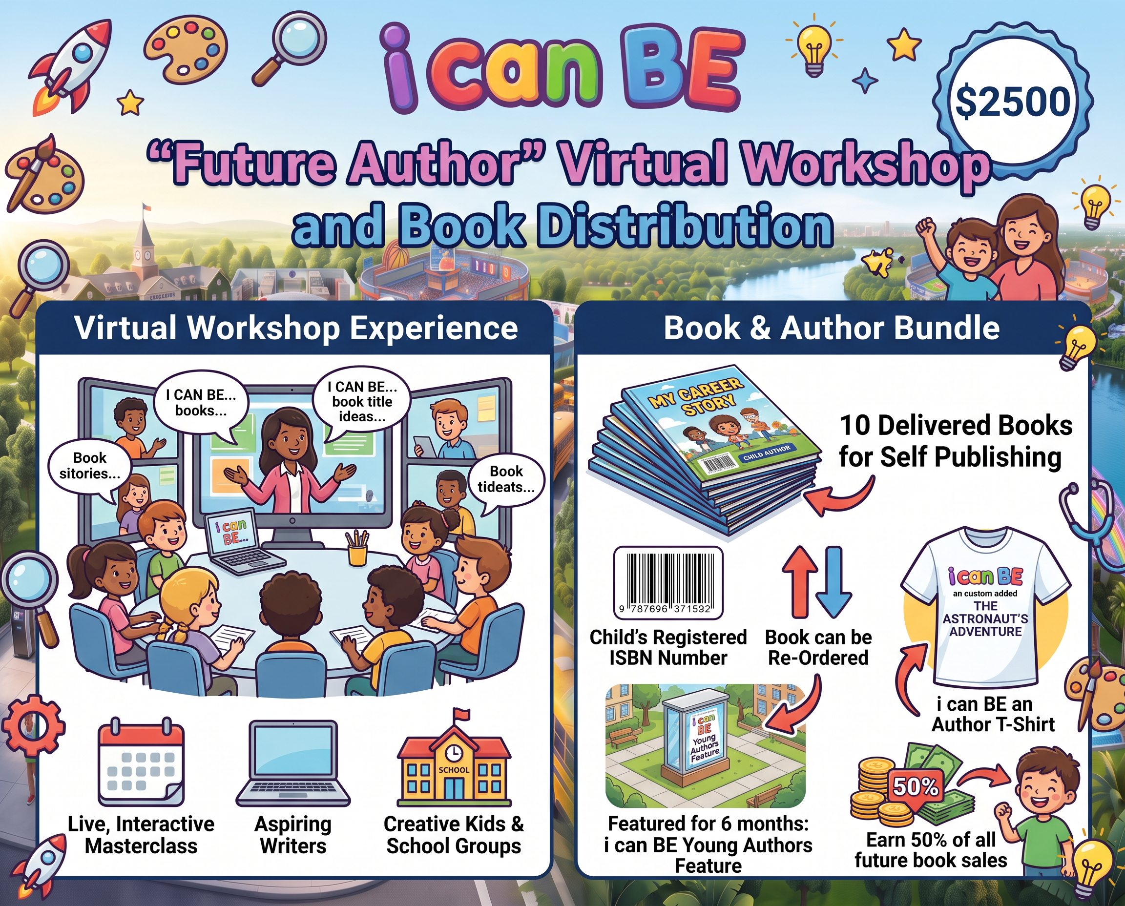 Future Author Virtual Workshop & Book Distribution