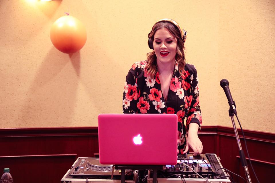 DJ performance, LoveLeigh Affairs event