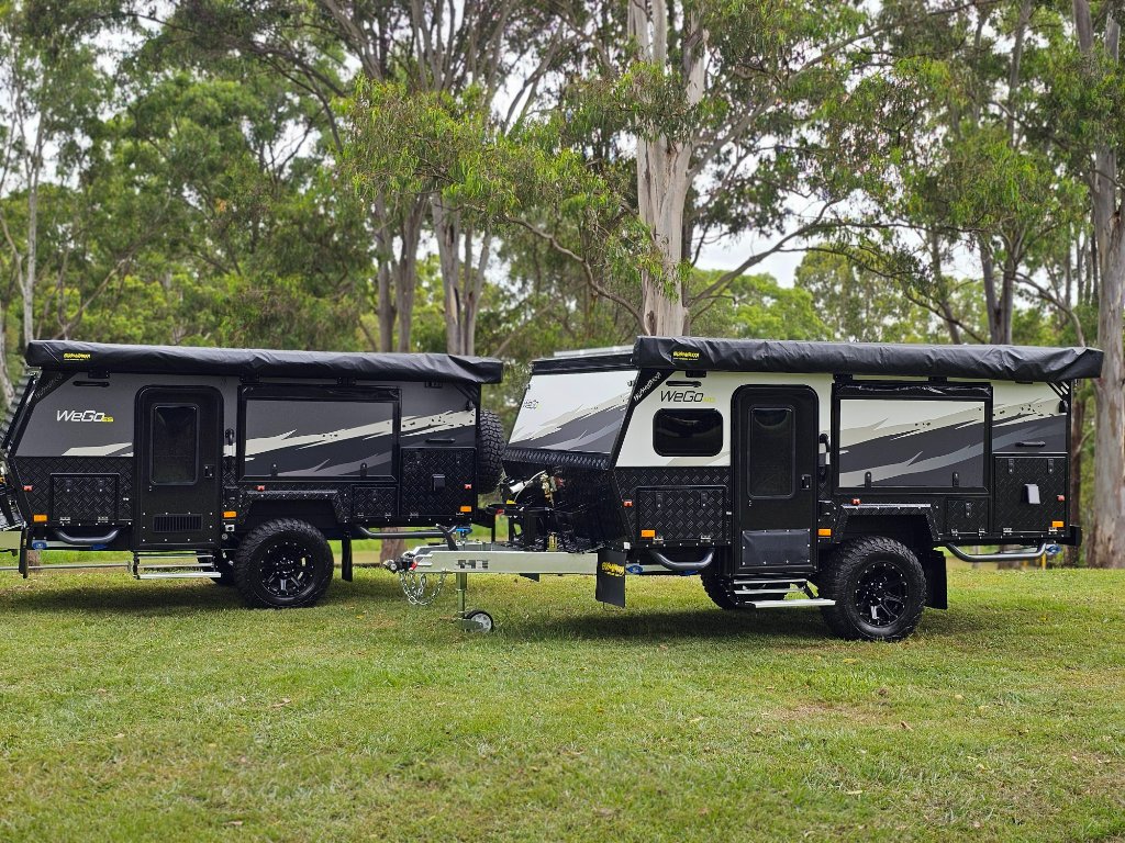 Bushwakka camper in the field