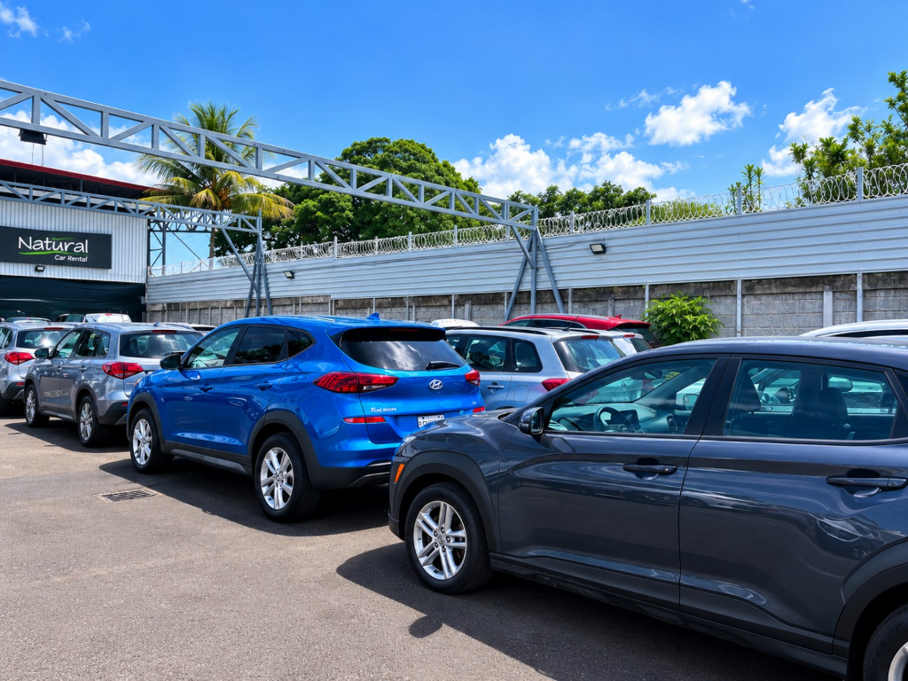 SUV vehicles from the Natural Car Rental fleet.