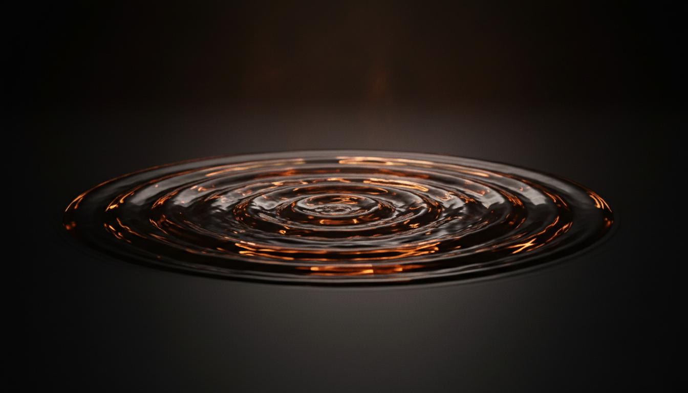Abstract sound frequency visualization