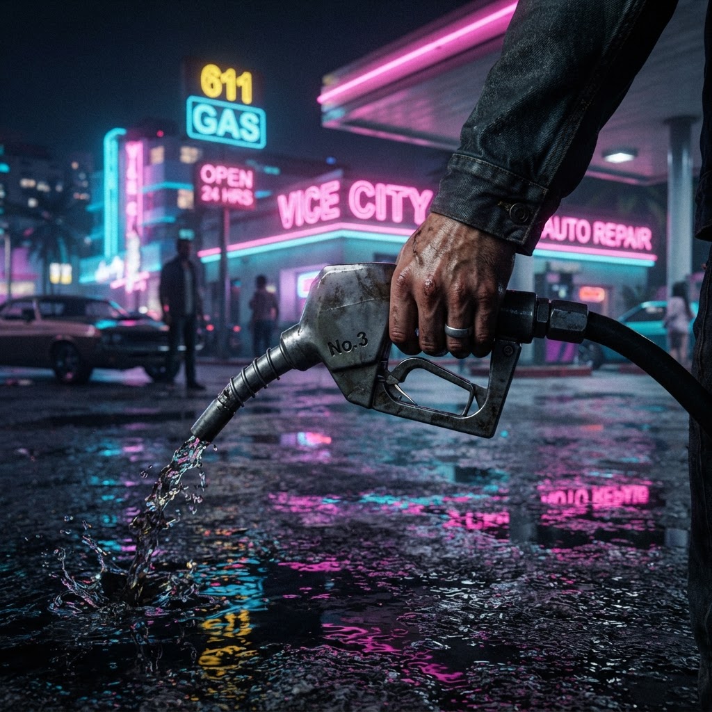 New GTA 6 Leak Points to Interactive Fuel Systems and Visceral Collision Physics