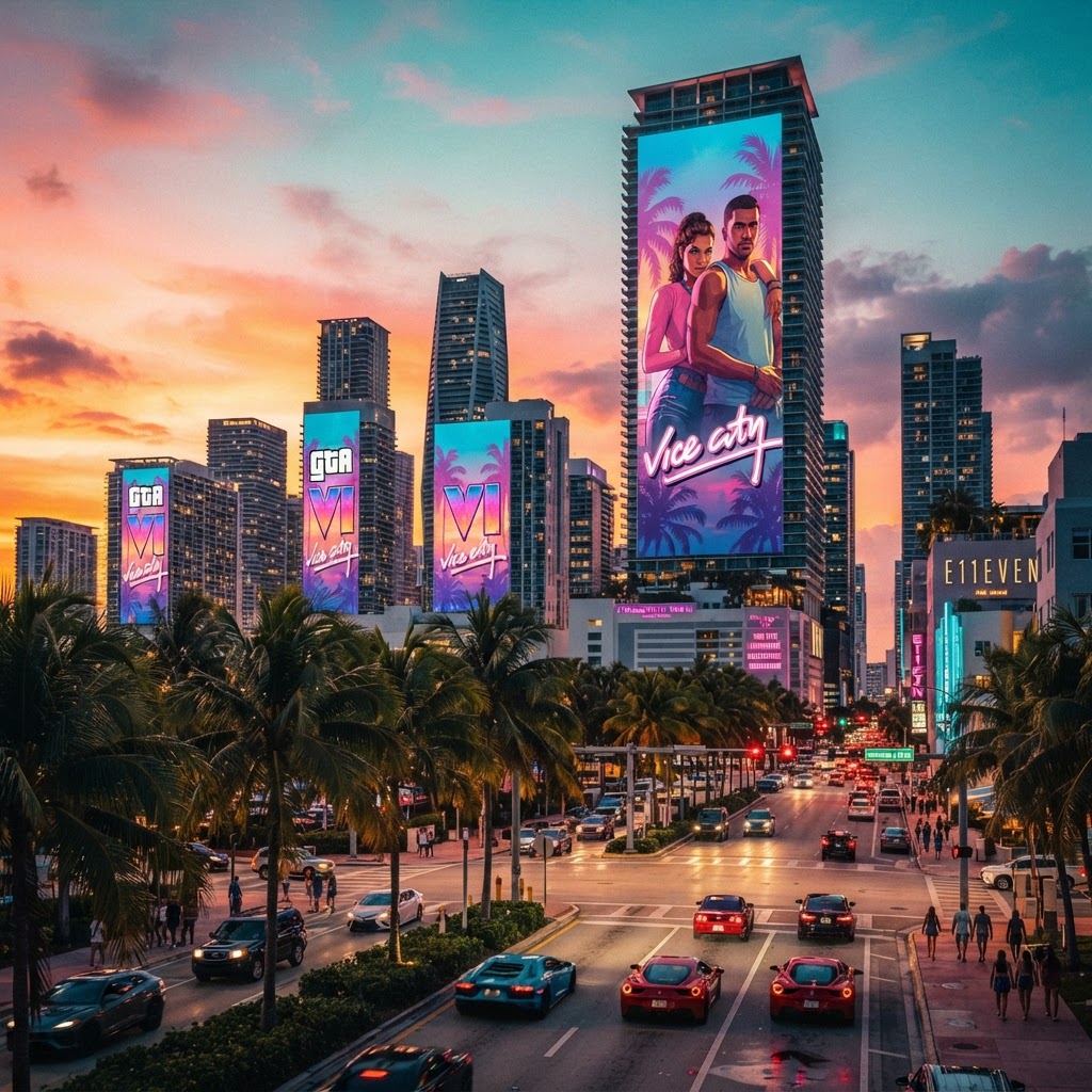 Downtown Miami Proposes $1.2M Banner Marketing Deal for GTA 6 Vice City Takeover
