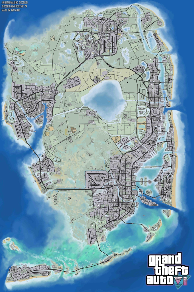 GTA VI Map Preview