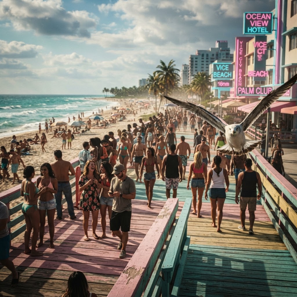 Leaked Leonida Beach Footage Defies Downgrade Fears with Astonishing Crowd Density