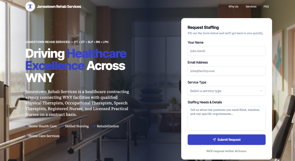 Jamestown Rehab Services — Healthcare