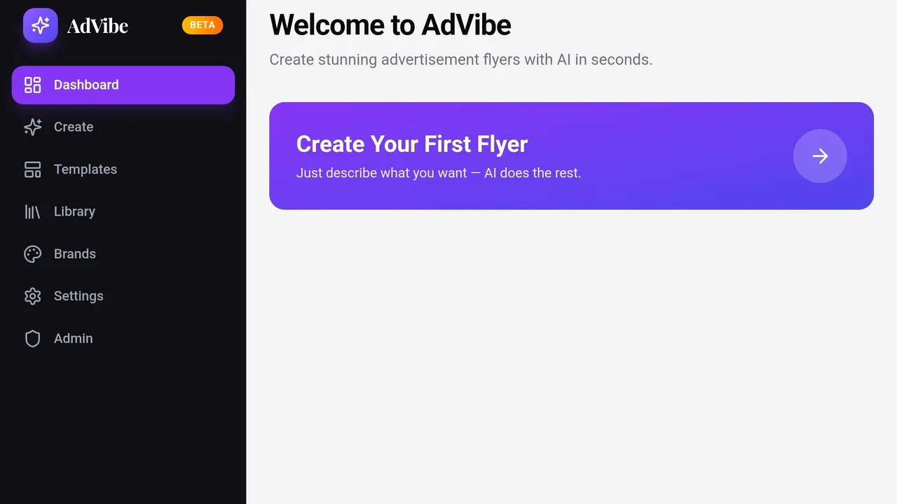 AD Flyer Generator  template preview