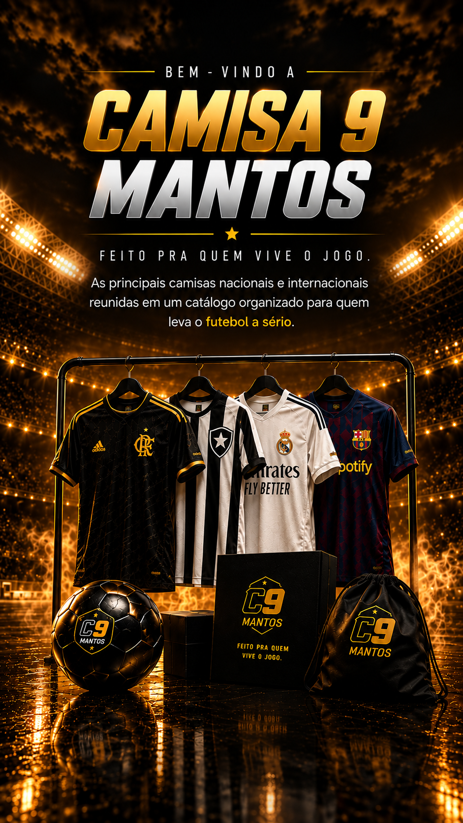 Camisa 9 Mantos - Feito pra quem vive o jogo